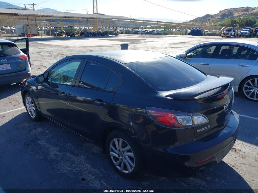 Vin: jm1bl1v88c1642839, lot: 46832176, mazda mazda3 i touring 20123