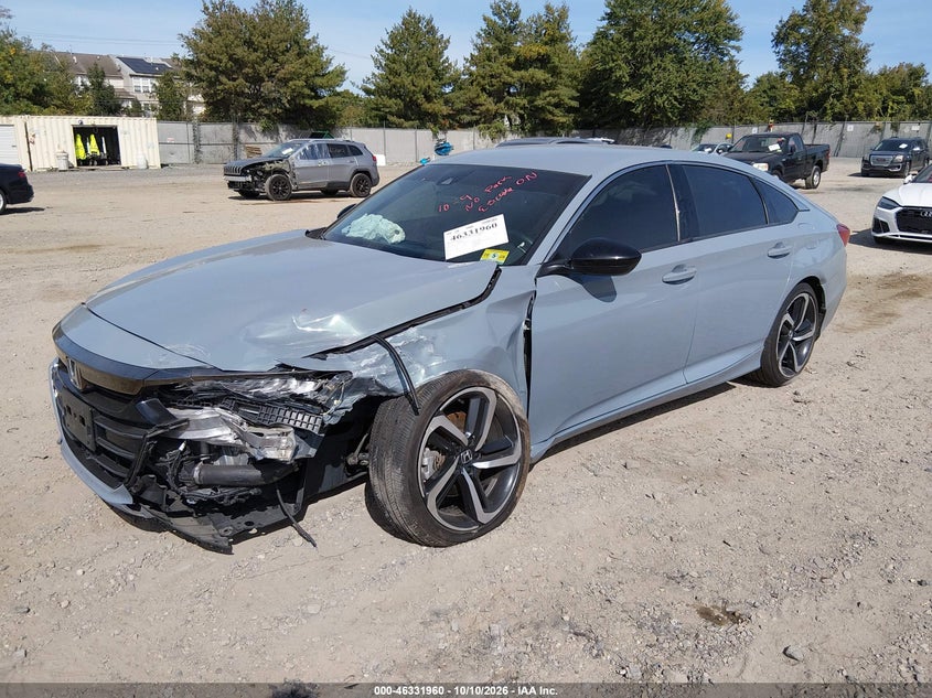 Vin: 1hgcv1f33ma082703, lot: 46832213, honda accord sport 20212
