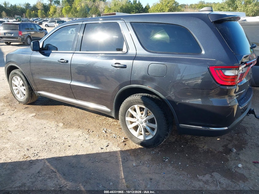 Vin: 1c4rdjag0fc938309, lot: 46832218, dodge durango sxt 20153