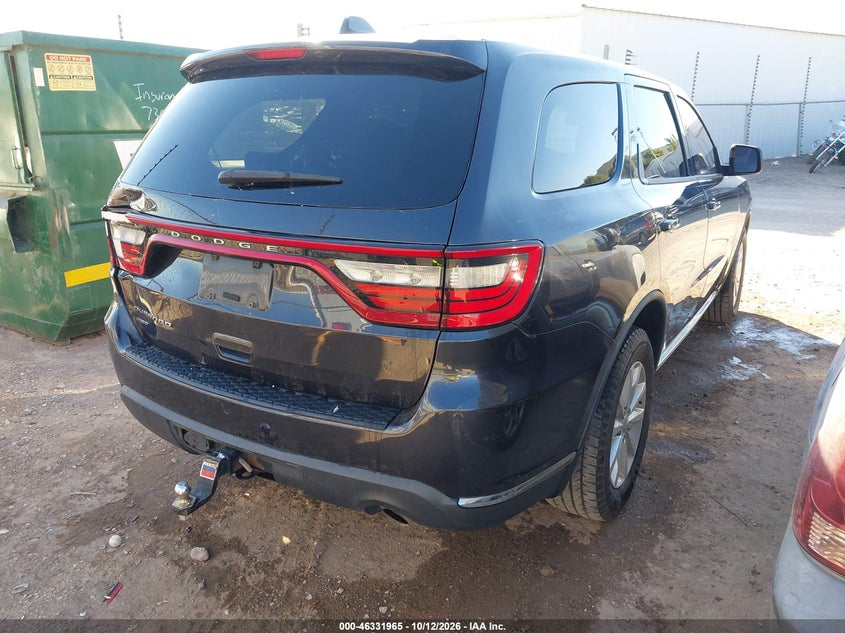 Vin: 1c4rdjag0fc938309, lot: 46832218, dodge durango sxt 20154