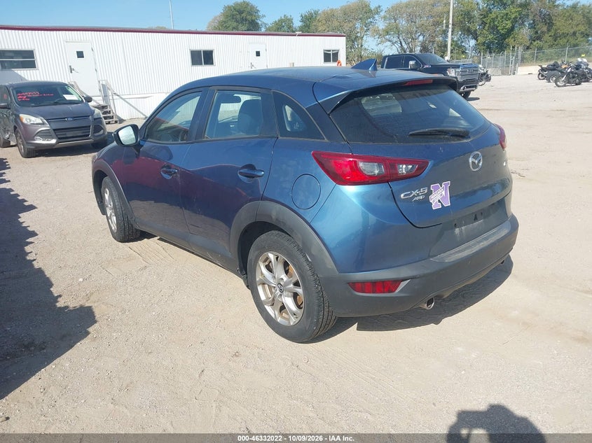 Vin: jm1dkfb79k1453846, lot: 46832275, mazda cx-3 sport 20193