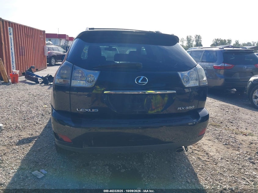 LEXUS RX 350 2009 VIN 2T2HK31U49C120835