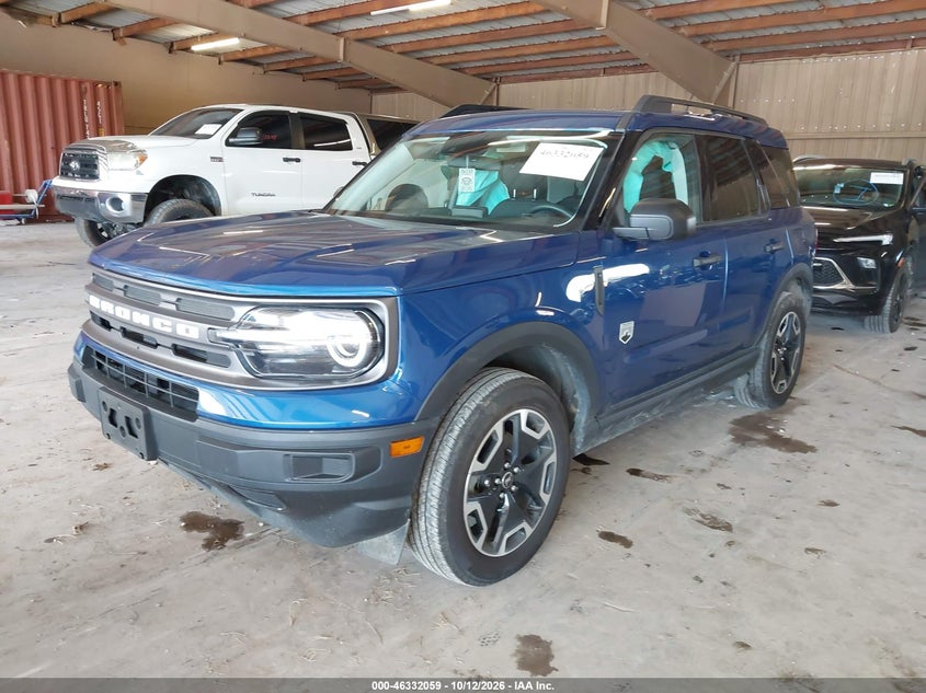 Vin: 3fmcr9b66rrf52541, lot: 46832312, ford bronco sport big bend 20242