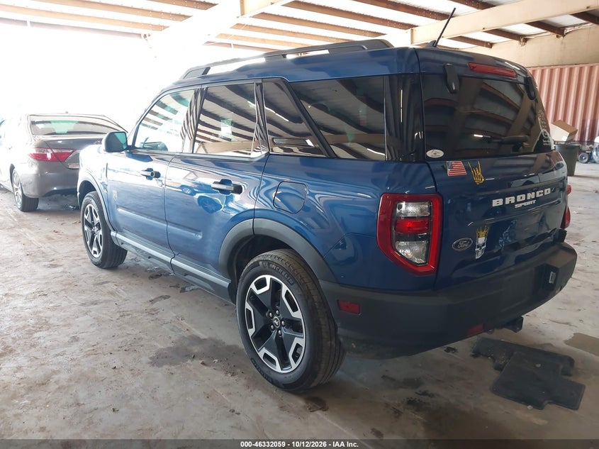 Vin: 3fmcr9b66rrf52541, lot: 46832312, ford bronco sport big bend 20243