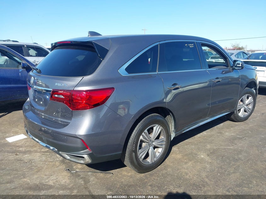 Vin: 5j8yd3h37kl009336, lot: 46832316, acura mdx standard 20194
