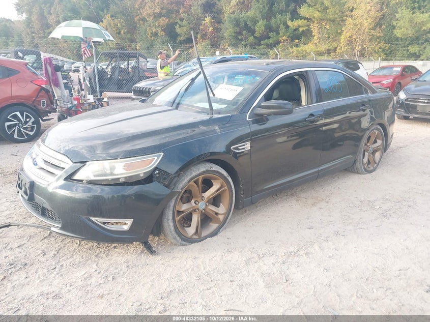Vin: 1fahp2kt0ag112183, lot: 46832358, ford taurus sho 20102