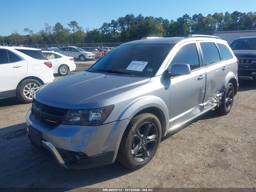 Vin: 3c4pddgg7jt416645, lot: 46832365, dodge journey crossroad awd 20182