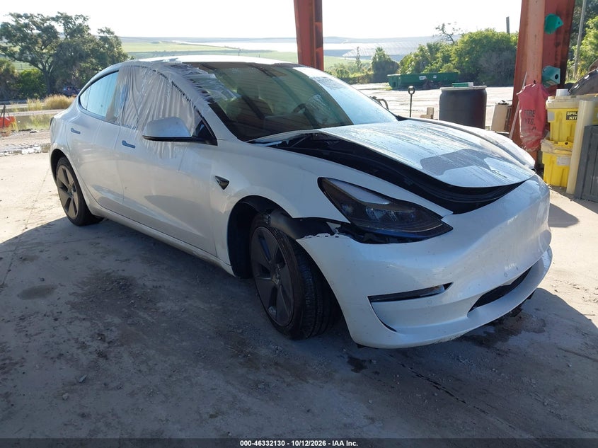 Vin: 5yj3e1eb7nf326434, lot: 46832383, tesla model 3 long range dual motor all-wheel drive 20221