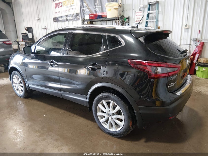 Vin: jn1bj1cw5lw645548, lot: 46832389, nissan rogue sport sv awd xtronic cvt 20203