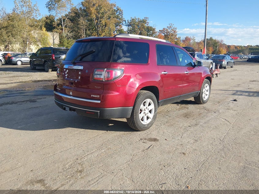 Vin: 1gkkvpkd1fj175612, lot: 46832394, gmc acadia sle-2 20153