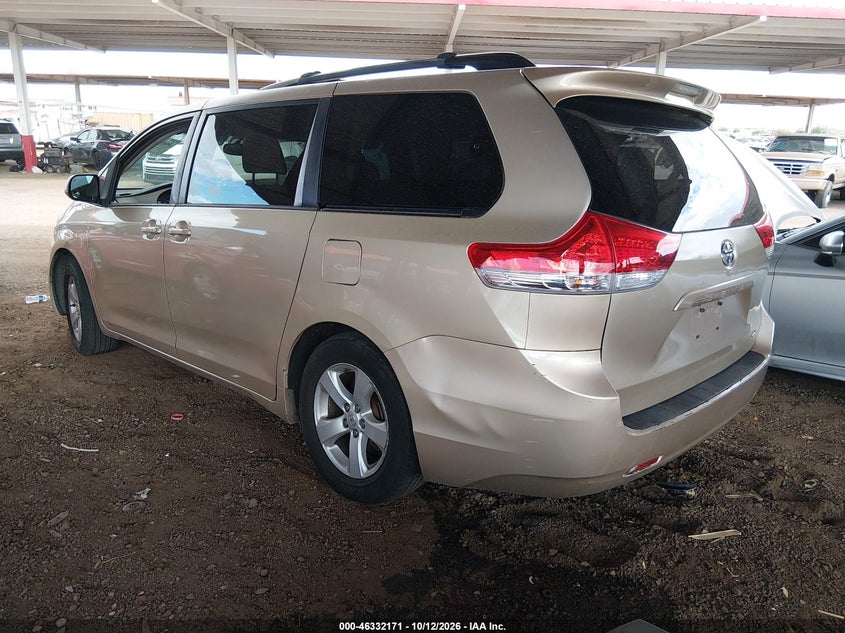 Vin: 5tdkk3dc2es407945, lot: 46832424, toyota sienna le v6 8 passenger 20143