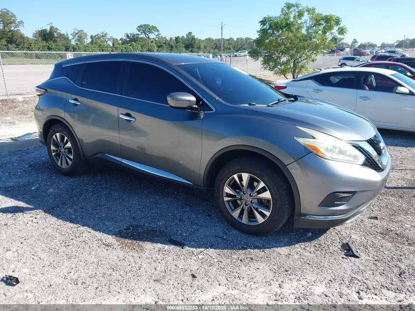 Vin: 5n1az2mg9gn102628, lot: 46832506, nissan murano s 20161