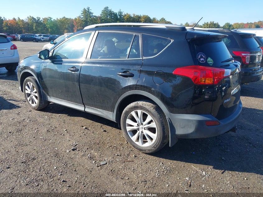 Vin: 2t3dfrev9ew175598, lot: 46832551, toyota rav4 limited 20143