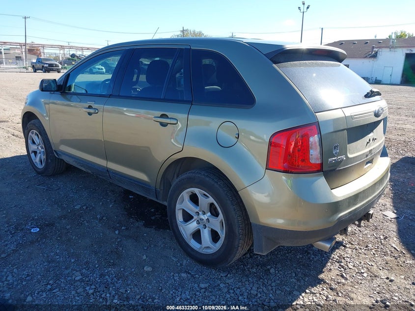 Vin: 2fmdk4jc5dbc83328, lot: 46832553, ford edge sel 20133