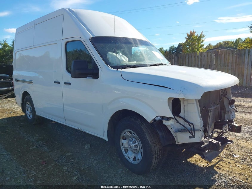 Vin: 1n6bf0ly4hn811403, lot: 46832608, nissan nv cargo nv2500 hd sv v6 20171