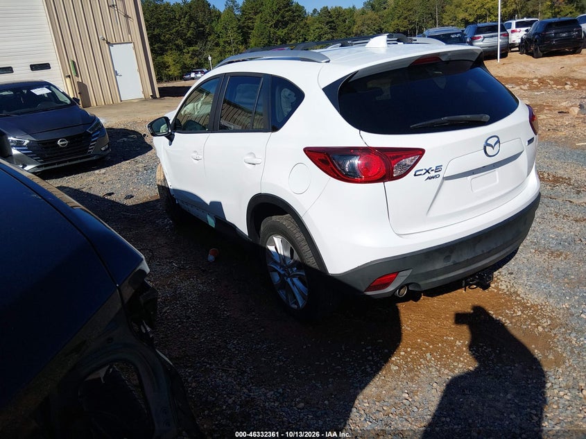 Vin: jm3ke4dy2e0319299, lot: 46832614, mazda cx-5 grand touring 20143