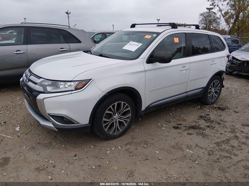 2016 Mitsubishi Outlander Es, Био/химия, IAAI, VIN JA4AD2A33GZ018098 — фото 2
