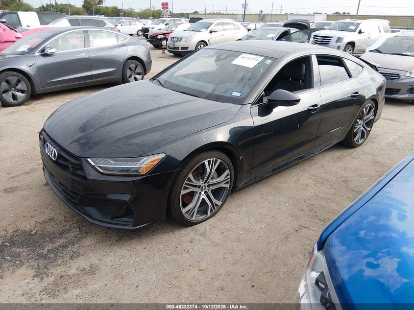 Vin: wauv2af20ln045412, lot: 46832627, audi a7 sportback prestige 55 tfsi quattro s tronic 20202
