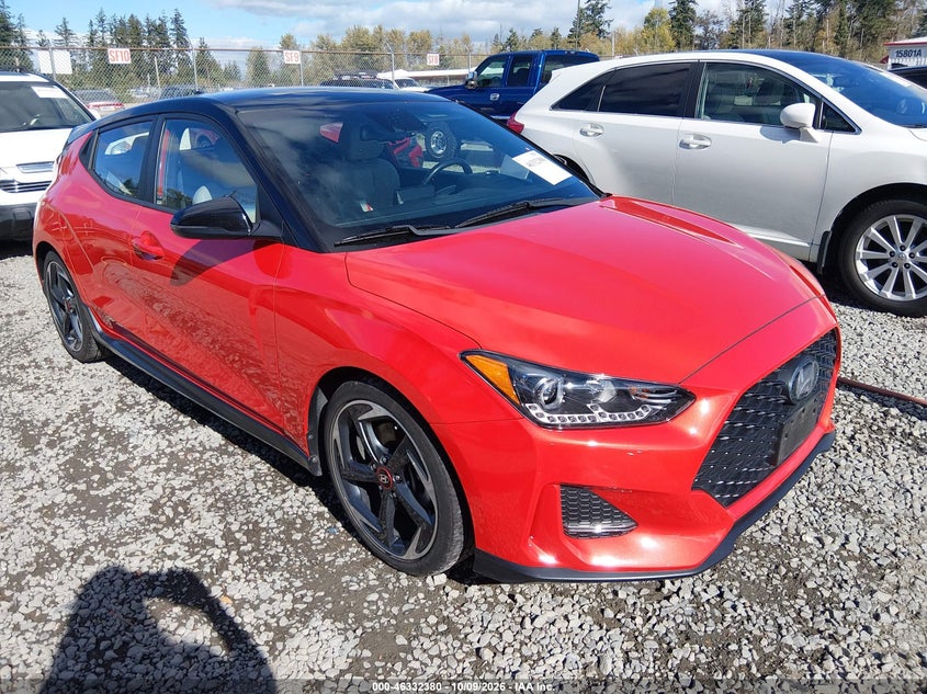 Vin: kmhth6ab8ku009142, lot: 46832633, hyundai veloster turbo ultimate 2019 img_1
