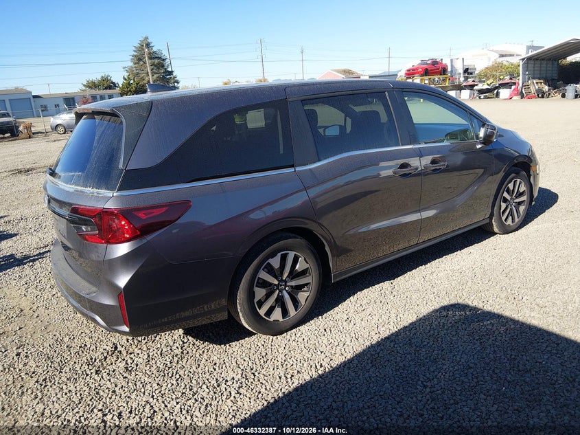 Vin: 5fnrl6h66sb082766, lot: 46832640, honda odyssey ex-l 20254