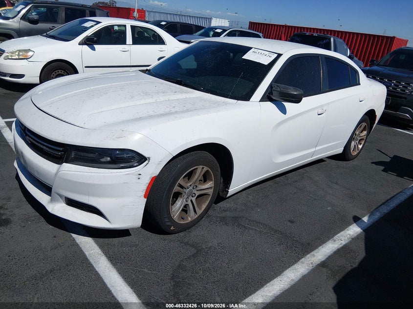 Vin: 2c3cdxbg8fh745415, lot: 46832679, dodge charger se 20152