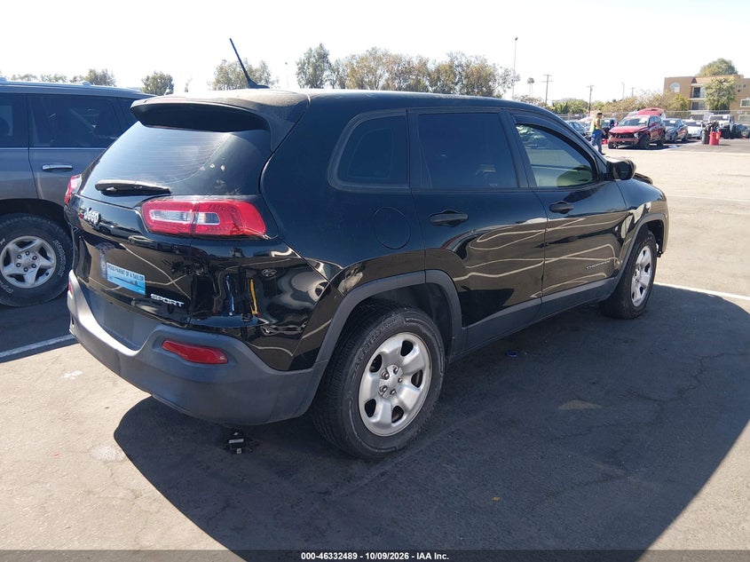 Vin: 1c4pjlabxhw572523, lot: 46832739, jeep cherokee sport 20174
