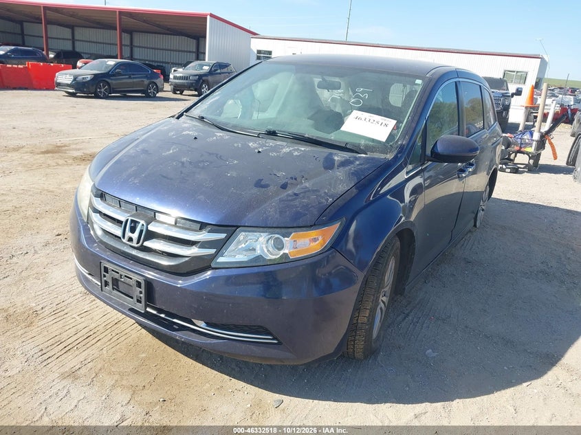 Vin: 5fnrl5h33gb008616, lot: 46832771, honda odyssey se 20162