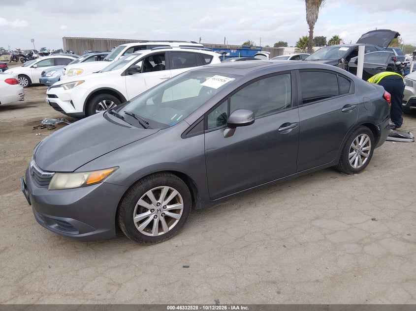 Vin: 19xfb2f87ce331246, lot: 46832781, honda civic ex 20122