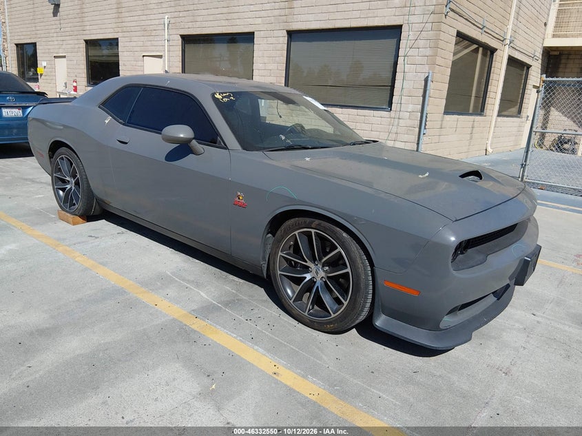 Vin: 2c3cdzfj0jh120260, lot: 46832803, dodge challenger r/t scat pack 20181