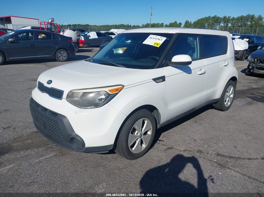 Vin: kndjn2a23e7067546, lot: 46832816, kia soul 20142