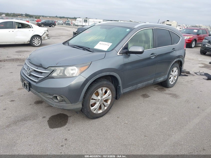 Vin: jhlrm4h70cc023059, lot: 46832828, honda cr-v ex-l 20122