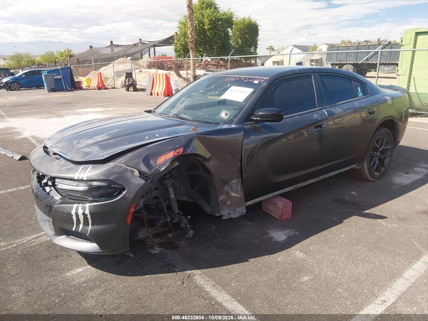 Vin: 2c3cdxbgxph565046, lot: 46832857, dodge charger sxt 20232