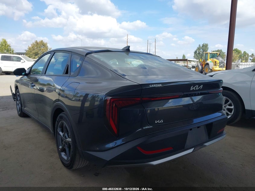 Vin: 3kpft4de6se079294, lot: 46832891, kia k4 lxs 20253