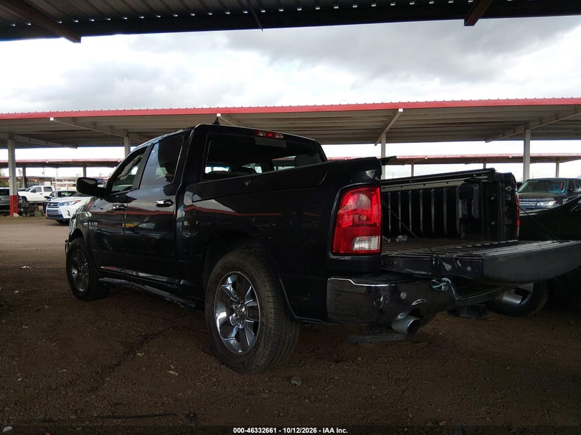Vin: 1c6rr6lt0hs500902, lot: 46832914, ram 1500 big horn  4x2 5'7 box 20173