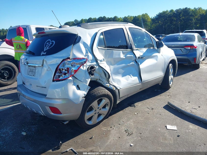 Vin: kl4cjbsb5fb129900, lot: 46832983, buick encore convenience 20154