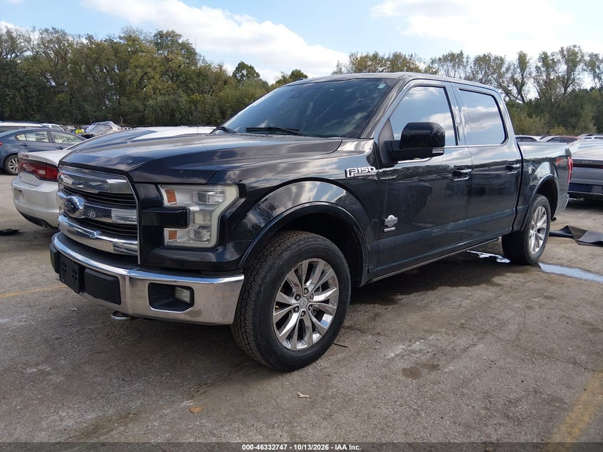 Vin: 1ftew1eg7ffd07316, lot: 46833000, ford f-150 king ranch 20152