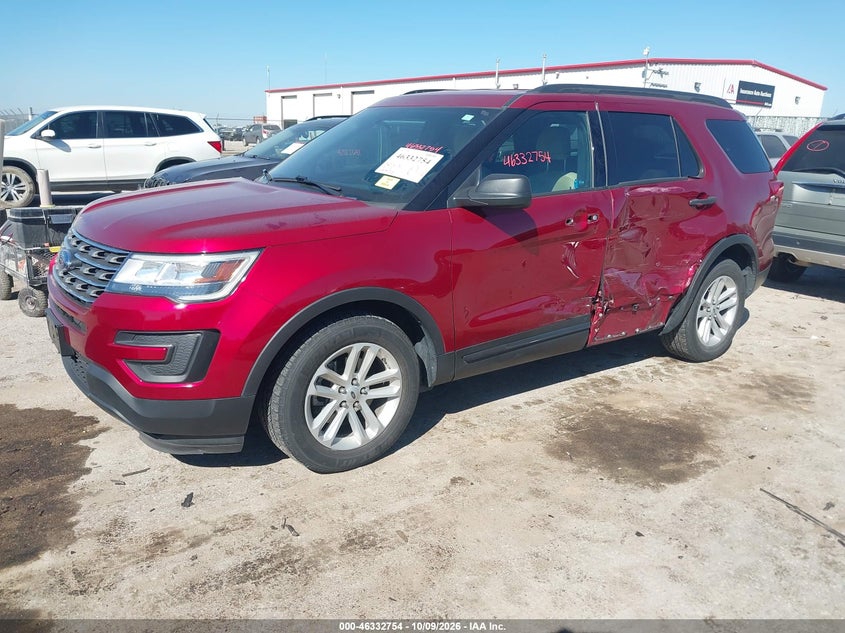 Vin: 1fm5k7b87hgd54317, lot: 46833007, ford explorer 20172