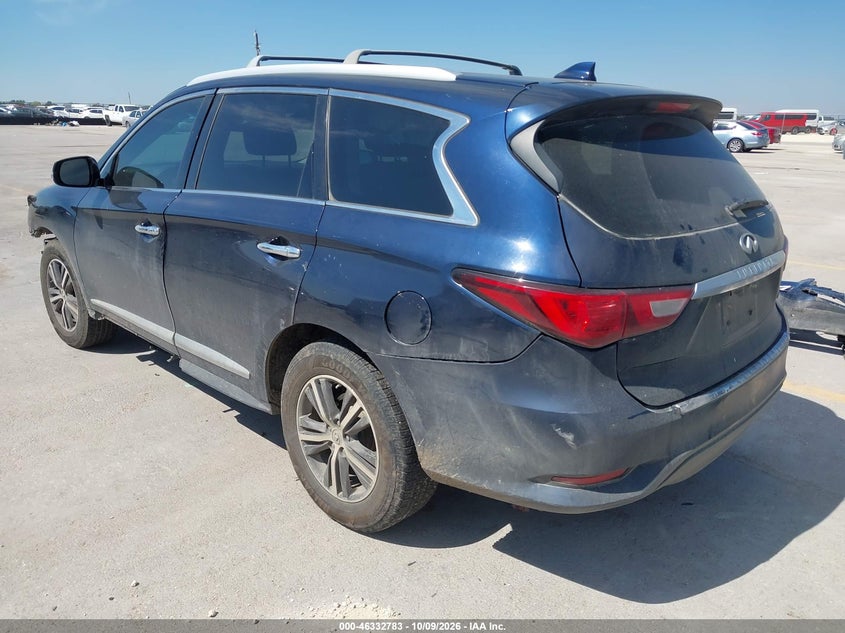Vin: 5n1al0mm2gc503588, lot: 46833036, infiniti qx60 20163