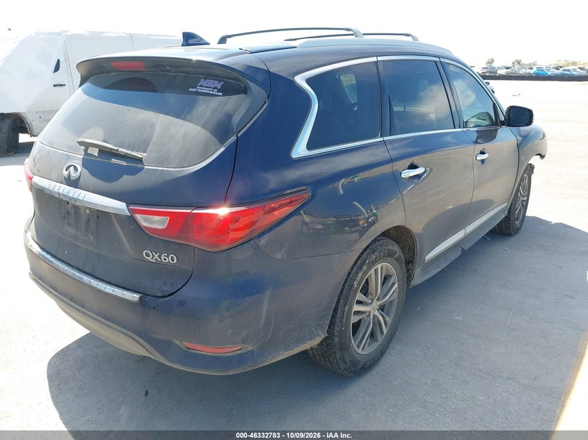 Vin: 5n1al0mm2gc503588, lot: 46833036, infiniti qx60 20164