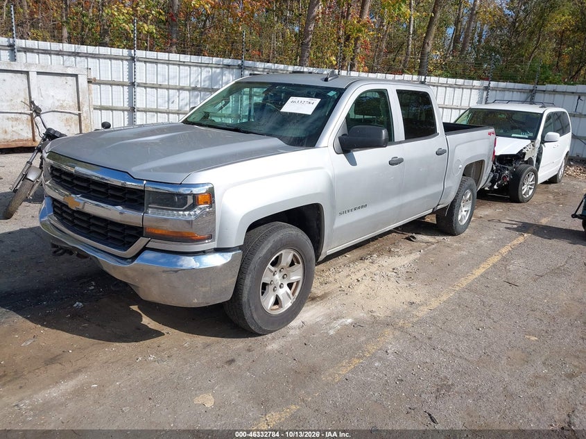 Vin: 3gcuknec3jg118259, lot: 46833038, chevrolet silverado 1500 ls 20182