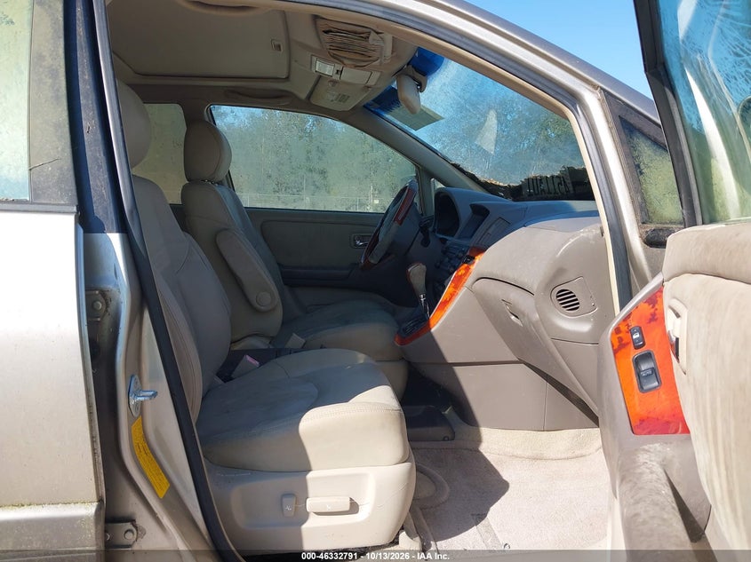 LEXUS RX 300 2001 VIN JTJGF10U910096392