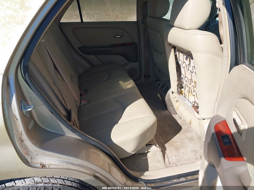 LEXUS RX 300 2001 VIN JTJGF10U910096392