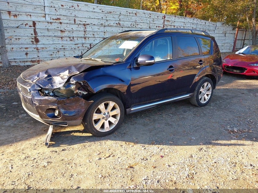 Vin: ja4jt3aw2cu030379, lot: 46833046, mitsubishi outlander se 20122