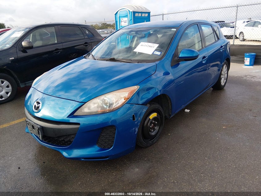2012 Mazda Mazda3 I Touring, Лівий перед, IAAI, VIN JM1BL1L78C1665158 — фото 2