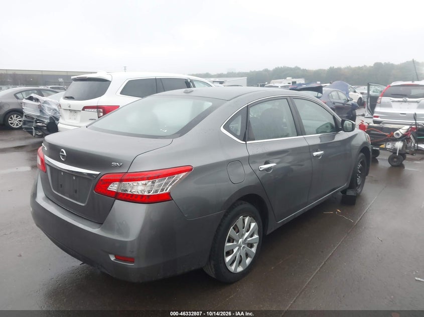 Vin: 3n1ab7ap3fl657537, lot: 46833060, nissan sentra fe+ s/s/sl/sr/sv 20154