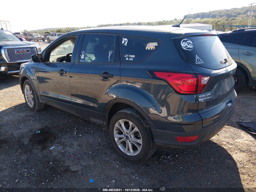 Vin: 1fmcu0f7xkub46838, lot: 46833084, ford escape s 20193