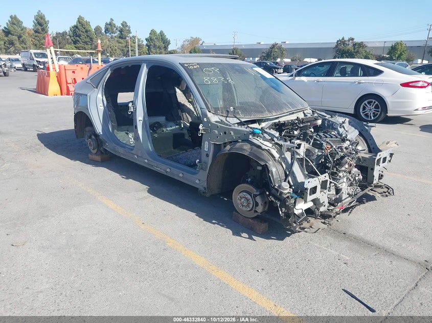 Vin: 2hgfe1f76rh308838, lot: 46833093, honda civic ex 20241