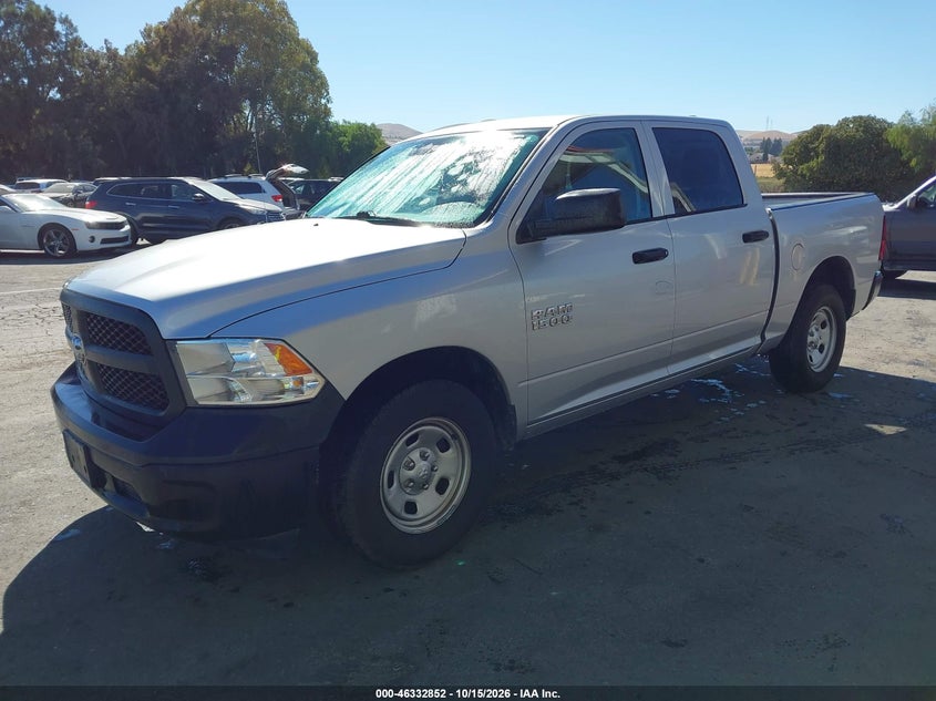 Vin: 1c6rr6kg4js104787, lot: 46833105, ram 1500 tradesman  4x2 5'7 box 20182
