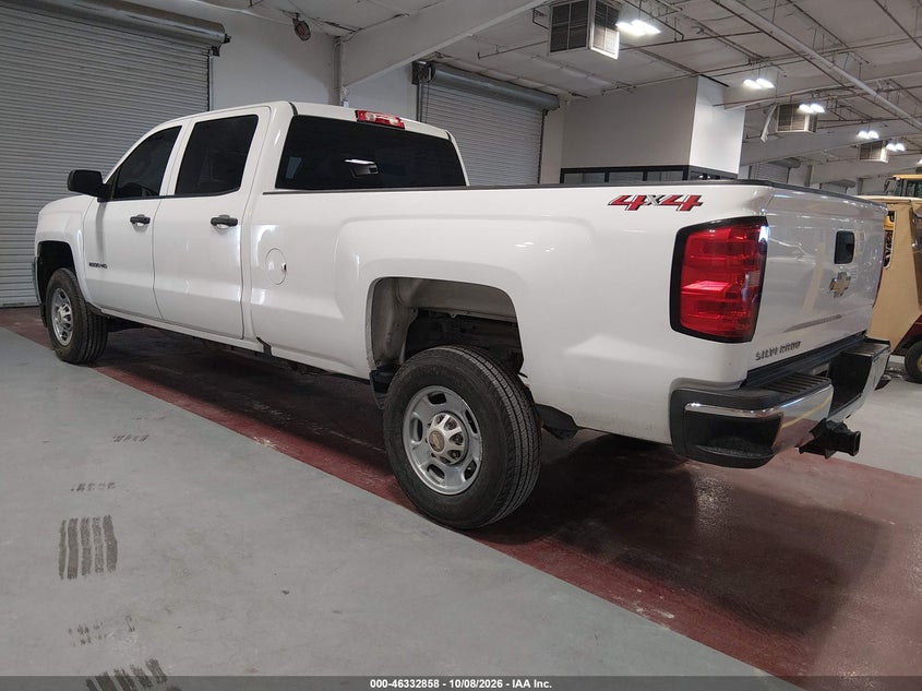 Vin: 1gc1kueg4jf131488, lot: 46833111, chevrolet silverado 2500hd wt 20183