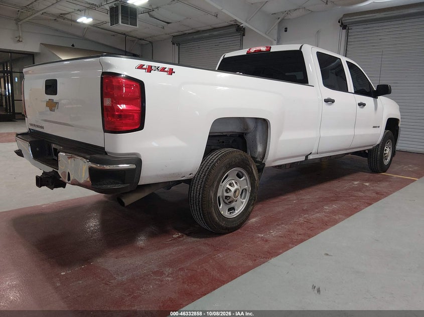 Vin: 1gc1kueg4jf131488, lot: 46833111, chevrolet silverado 2500hd wt 20184